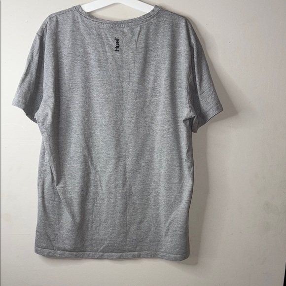 Gray Short Sleeve Tee with Minimalist Design - Picture 2 of 5